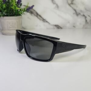 Spy Black Sunglasses. Dirty Mo Tech Spy Z87. with Dark Lenses